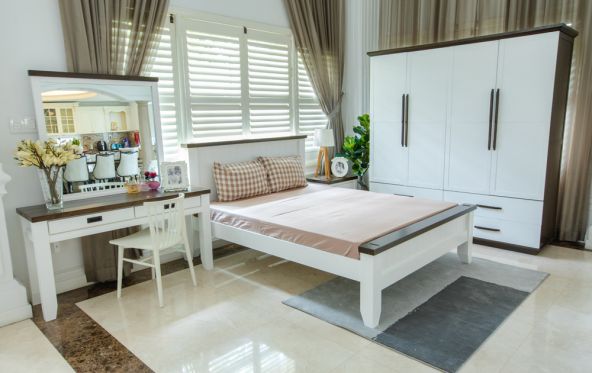 Giường Range A - Mẫu giường ngủ thiết kế hiện đại, tinh tế