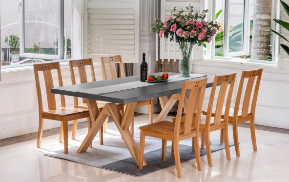 Bàn XM Ghế Sồi 03